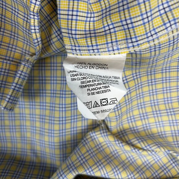 2 Kirkland Signature Men's Long Sleeve Shirts Size 17-35 Extra LongNon-Iron - Picture 5 of 13